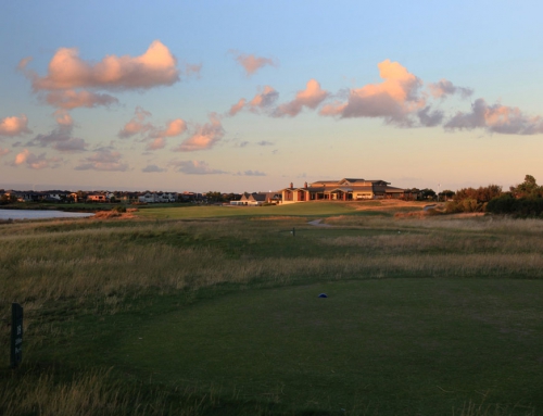 Clubhouse at Sunset