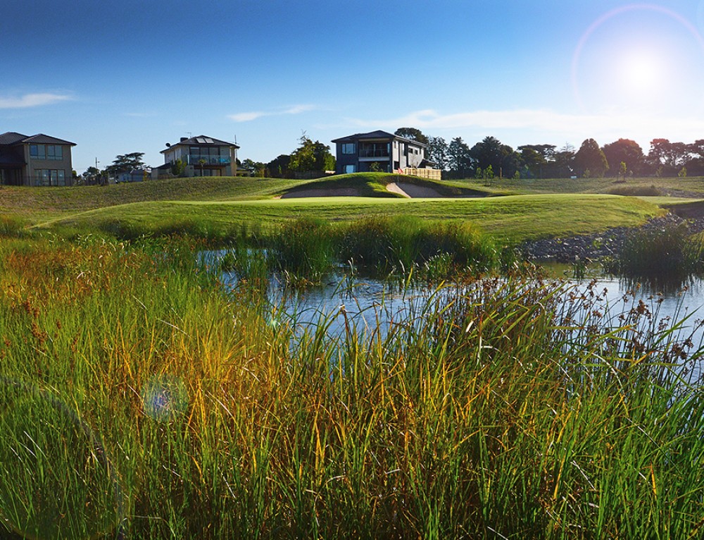Aerial Geelong Golf Club Residential Estate Sanctuary Living